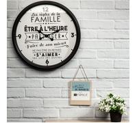 HORLOGE LA VIE EN FAMILLE