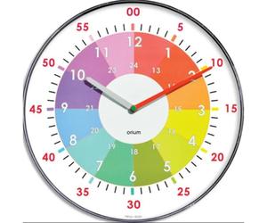 Horloge Learning Ø30cm - idéale apprentissage - Orium
