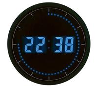 Horloge LED - Bleue - 30cm - Orium
