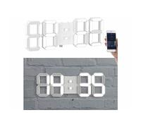 Lunartec Horloge LED connectée à intensité variable avec réveil