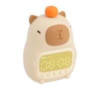 Horloge LED portable avec contrôle tactile, fonction snooze, affichage numérique