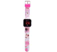 Horloge LED pour enfants Barbie