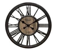Horloge ""Liam"" D46 cm noir D46cm - Atmosphera createur d'interieur