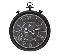 Horloge mécanique ""Azad"" D60cm noir - Atmosphera createur d'interieur