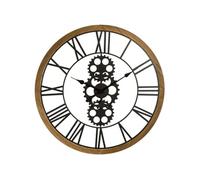 Atmosphera - Horloge mécanique - métal et Bois D70 cm