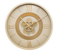 Atmosphera – Horloge mécanique Guiliana métal beige 50 cm