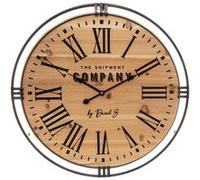 Horloge métal et bois D58 Colonial Atmosphera Beige G