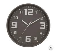 Horloge métal gris D30cm - Atmosphera Créateur d'intérieur
