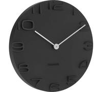 Horloge moderne avec aiguilles chromées On the Edge