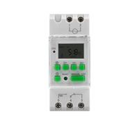 Horloge Modulaire 220V, Programmateur Tableau Electrique Minuterie Numérique Programmable LCD Interrupteur Horaire Quotidien/Hebdomadaire sur Rail DIN