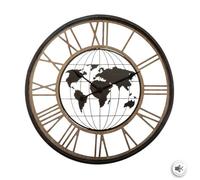Atmosphera - Horloge Monde - métal D67 cm