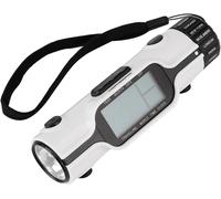 Horloge Mondiale de Voyage,Lampe de Poche LED réveil de Voyage numérique avec thermomètre