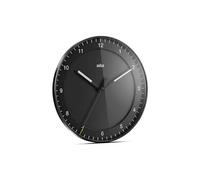 Braun Horloge murale BC17DCF radiopilotée 30 x 30 x 4,2 cm Noir