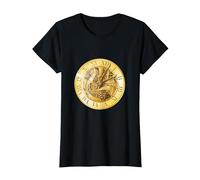 Horloge Mouvement Gear Steampunk Time Cadeau T-Shirt, Femme, Noir, XS