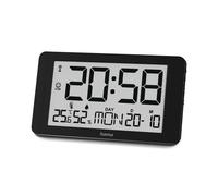 Hama Horloge murale numérique Cuba radiopilotée avec thermomètre et hygromètre noire