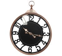 Horloge murale ø 44 cm noire ALLOZA Noir