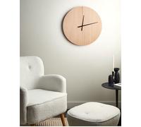 Horloge murale ø 60 cm bois clair CABIC