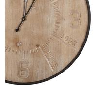 Horloge murale ø 60 cm bois clair DOLE