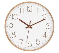Horloge murale 30,5 cm de diamètre Affichage pratique de l'heure Chronomètre