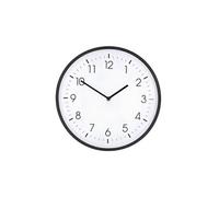 Horloge Murale 30 cm Mouvement Silencieux Cadre Léger Blanc / Noir