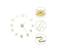vidaXL Horloge murale 3D Design moderne 100 cm XXL Doré