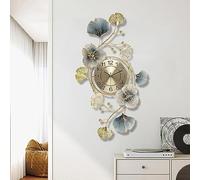 Horloge murale 3D en métal - Sculpture décorative faite à la main pour la décoration d'intérieur moderne, idéale pour le salon, la chambre à coucher - Cadeau unique à suspendre au mur