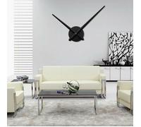 Horloge Murale 3D, Horloge à Quartz Bricolage 3D, Horloge métallique 3D Bricolage Mains Horloge métallique Moderne avec 2 Aiguille