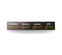 Horloge Murale À Intervalles Avec Minuterie D'Entraînement, Horloge Numérique À Led Multi-Fuseaux Horaires, Autocollants De Ville, Horloge Murale À Fuseaux Horaires Mondiaux Pour Bureau, Décoration D