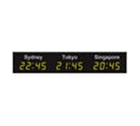 Horloge Murale À Intervalles Avec Minuterie D'Entraînement, Horloge Numérique À Led Multi-Fuseaux Horaires, Autocollants De Ville, Horloge Murale À Fuseaux Horaires Mondiaux Pour Bureau, Décoration D