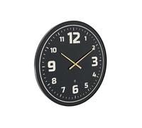 Horloge Murale à LED "Nita" 70cm Noir & Jaune
