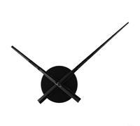 Horloge murale à quartz à monter soi-même avec aiguilles 3D pour réparer des horloges cassées ou créer des conceptions d'horloge murale personnalisées (noir)