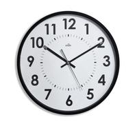 Horloge murale à quartz diamètre 30 cm - noire