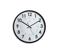 Horloge murale à quartz diamètre 30 cm - noire -