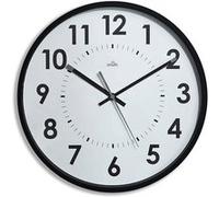 Horloge murale à quartz diamètre 30 cm - noire - Orium G