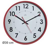 Orium Horloge silencieuse Abylis Ø30cm - Lie de vin