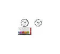 Unilux Horloge murale Silent Pile 375 cm Argenté Enfants