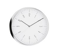 Horloge murale à quartz MEBUS Ø30cm chromé