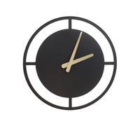 Horloge Murale à Suspendre 40 cm Design Moderne Minimaliste sans Chiffres Acier