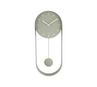Horloge murale acier Karlsson Pendulum Charm Vert 50x20x4,8 cm