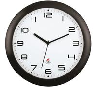 Horloge murale - ALBA - 30 cm - Silencieuse - Noir - Design contemporain