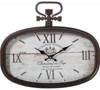 Horloge murale Alexandra House Living Blanc Marron Métal 45 x 2 x 40 cm