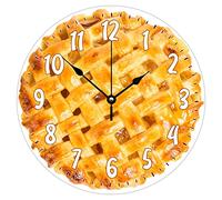 Horloge Murale Amusante avec des collations et des tartes sucrées, 25 cm, pour Salon, Chambre, Bureau, Cuisine, décoration d'intérieur