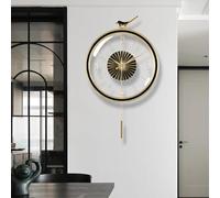 Horloge Murale analogique compacte et créative, Style Moderne, silencieuse et Unique, à Piles, idéale pour la décoration du Salon, la Chambre, Le Bureau, la Salle de Classe, Le s