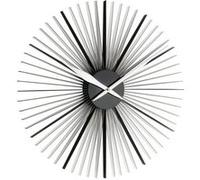Horloge murale analogique XXL, colorée, design, modèle DAISY, noir/transparent, TFA 60.3023.01 multicolore G