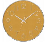 Horloge murale - ATMOSPHERA - Silent - Mécanisme silencieux - 30 cm - Jaune