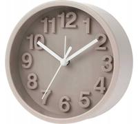 Horloge murale avec alarme 13x5cm Elégante et silencieuse