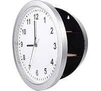 Horloge Murale avec Coffre-Fort Caché Horloge Murale Secrète Cachée Coffre-Fort pour L’Argent Bijoux Objets De Valeur 25 * 6,5 Cm