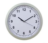 Horloge murale avec compartiment de sécurité dissimulé pour bijoux, espèces et cartes, boîte de rangement secrète de sécurité, alimentation par piles pour montage mural (blanc)
