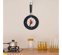 Horloge Murale avec Design de Poêle à Œuf Frit 18,8 cm Décorative vidaXL