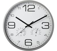 Horloge murale avec fonction station météo, Ø 30,5 cm